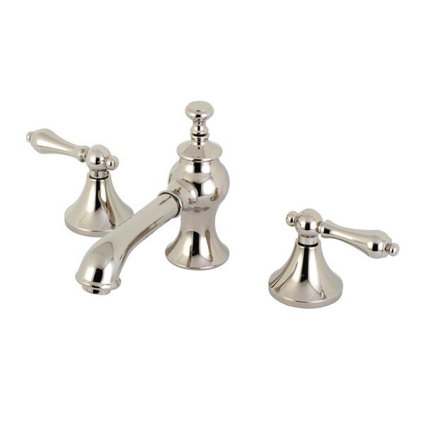 KC7066AL Vintage 8" Widespread Bathroom Faucet, Polished Nickel
